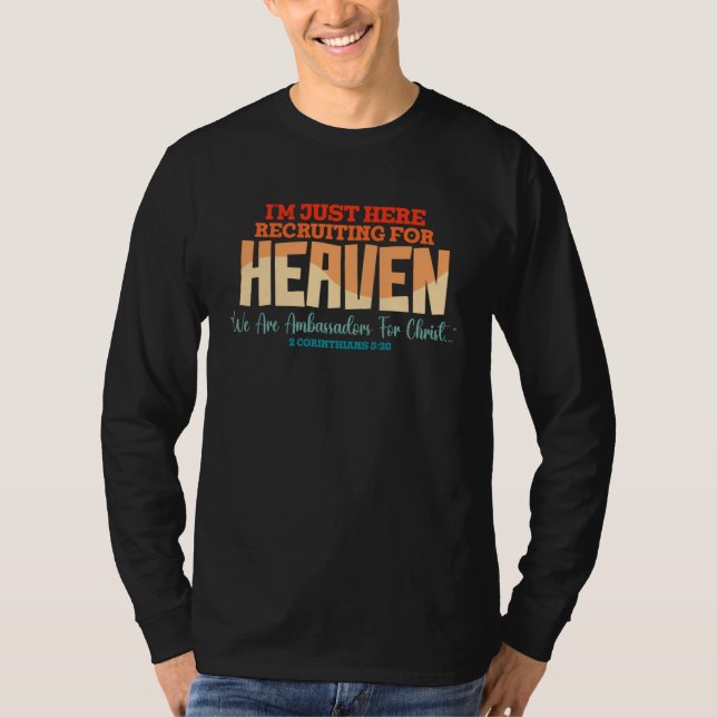 Camiseta Embaixadores Cristãos de Cristo 2 Coríntios 520 (Frente)