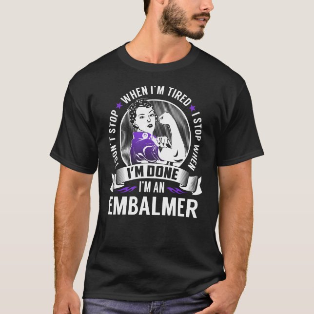 Camiseta Embalador para quando eu terminar (Frente)
