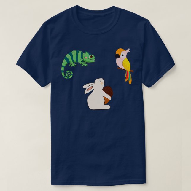 Camiseta Embalagem Animal Crocs Jibbitz - Embalagem Animal  (Frente do Design)