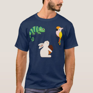Camiseta Embalagem Animal Crocs Jibbitz - Embalagem Animal