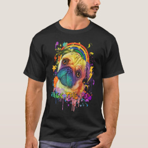 Camiseta Embalagem com Pug Animal Pun Humor Memory