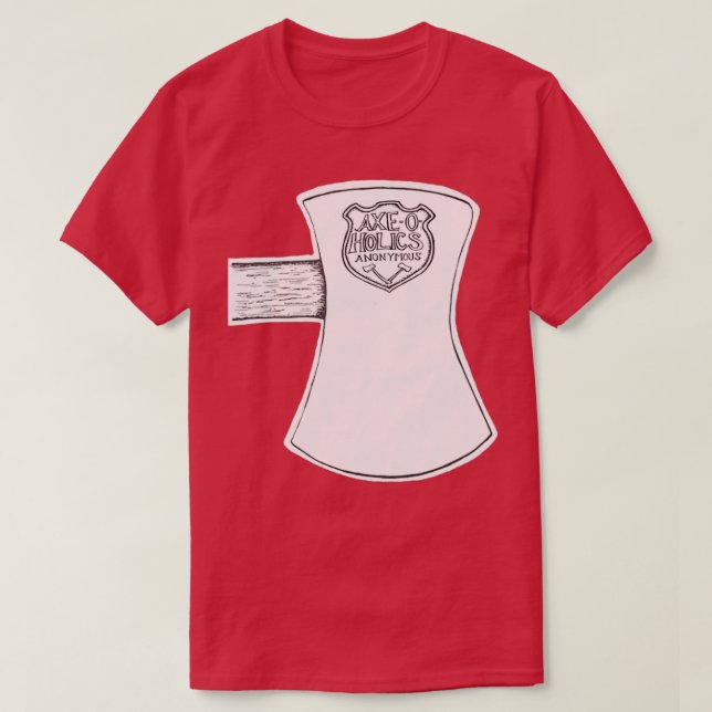Camiseta Embalagem de Blindagem de Cabeça Ax com Carimbo An (Frente do Design)