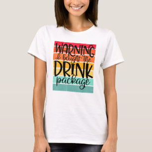 Camiseta Embalagem de Embarcação de Cruzeiros