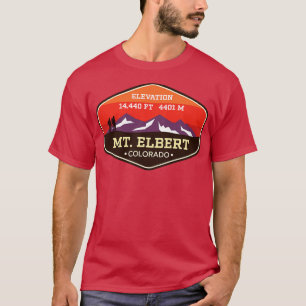 Camiseta Embalagem de Montanha do Monte Elbert Colorado 14e