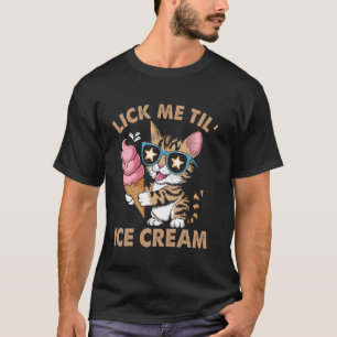 Camiseta Embaraçoso Engraçado Lambe Me Até Sorvete Embarra