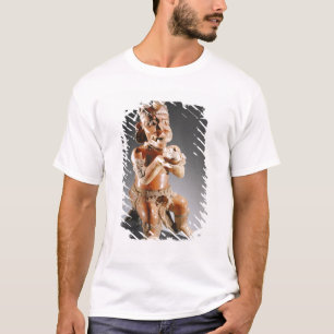 Camiseta Embarcação bipartido policroma da efígie, talve