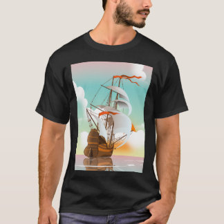 Camiseta Embarcação de Navegação Antiga