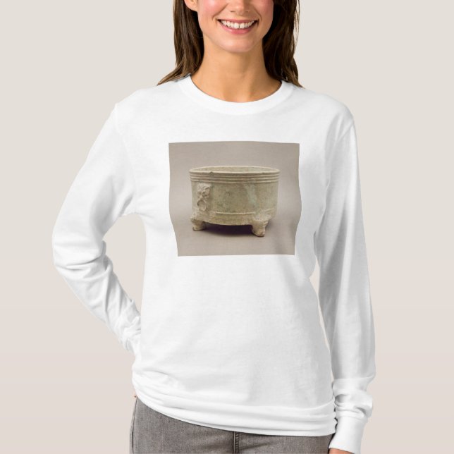 Camiseta Embarcação do tripé do produto de cerâmica (Frente)
