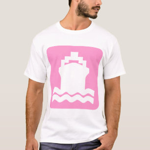 Camiseta Embarcação em Forma - Rosa