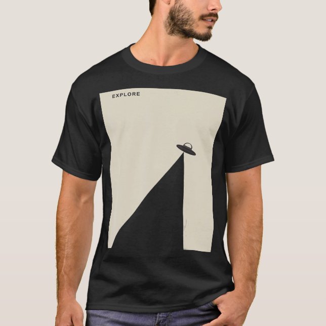 Camiseta Embarcação espacial Hero Viagem Hero Mínimo do Sur (Frente)