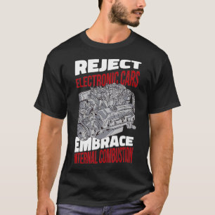 Camiseta Embarcar Automotivo de Reparo de Combustão Interno