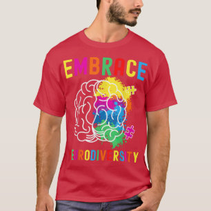 Camiseta Embarcar Neurodiversidade Cérebro Neurologista Que