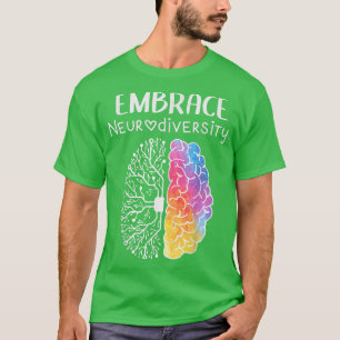 Camiseta Embarque a neurodiversidade cerebral Embarque ADHD