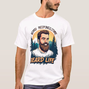 Camiseta Embarque a vida da barba