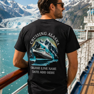 Camiseta Embarque de Navio Cruzeiro Personalizado no Alasca