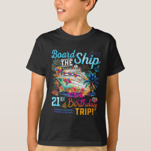 Camiseta Embarque No Navio É Uma Viagem De Aniversário De 2