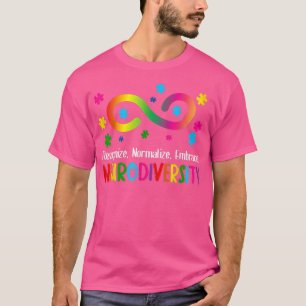 Camiseta Embarque o espectro de neurodiversidade ASD ADHD R