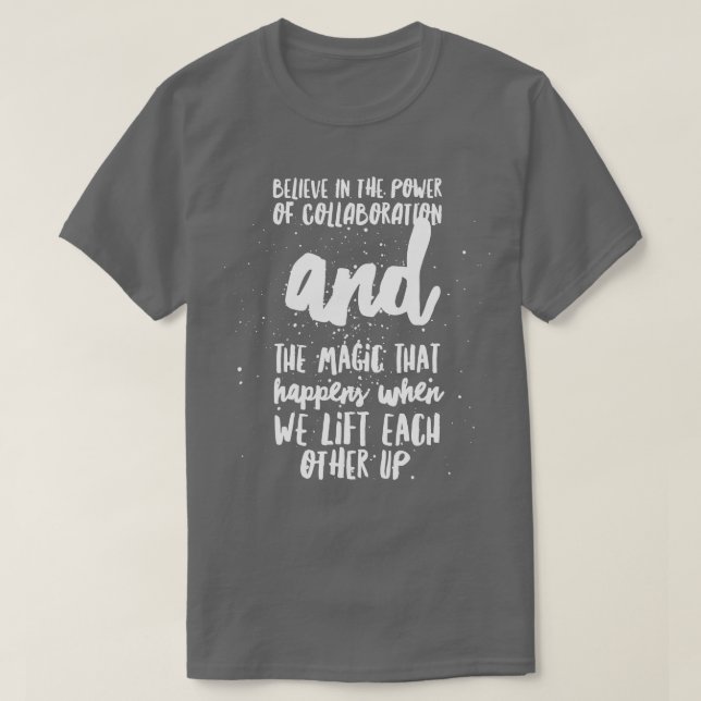 Camiseta Embarque o poder da positividade com nossa beleza (Frente do Design)