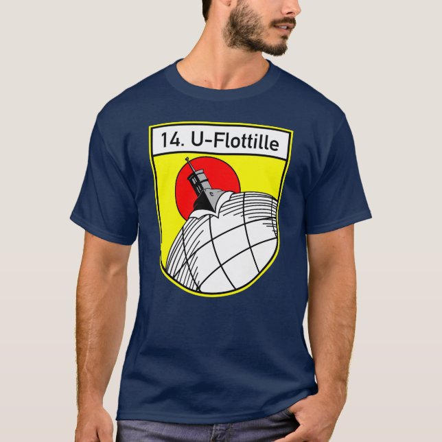 Camiseta Emblem da Frota 14 de KriegsMarine (Frente)