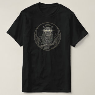 Camiseta Emblem de Coruja Vintage - Esticar Místico   APENA
