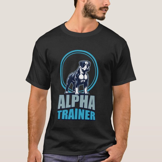 Camiseta Emblem de Malhação do Bulldog do Treinador Alpha (Frente)