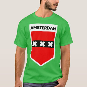 Camiseta Emblem de Sinalizador de Amesterdã