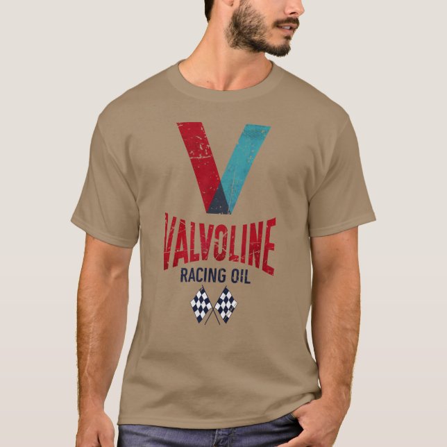 Camiseta Emblem de vintagem de petróleo (Frente)