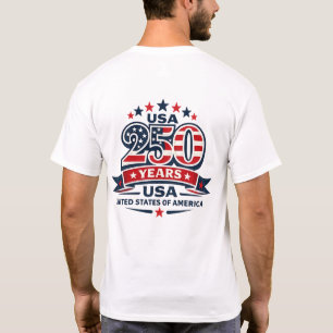Camiseta Emblema 250 Anos EUA