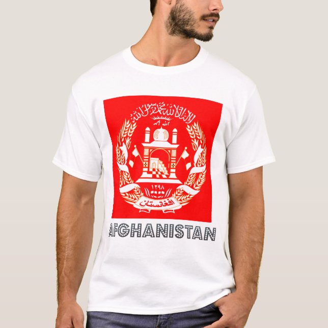Camiseta Emblema afegão (Frente)