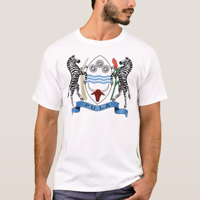 Camiseta emblema botsuana (Frente)