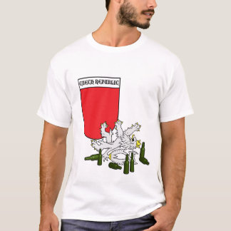 Camiseta Emblema checo com leão