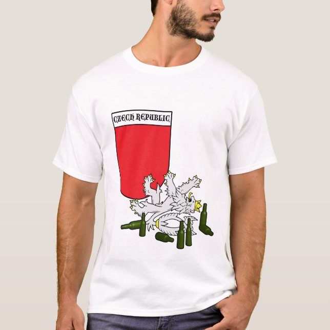 Camiseta Emblema checo com leão (Frente)