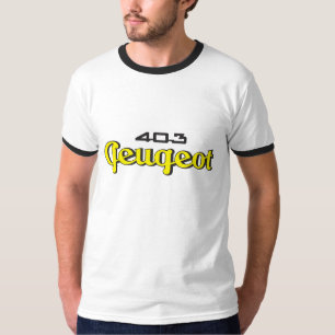 Camiseta Emblema clássico do roteiro de Peugeot 403