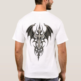 Camiseta Emblema Cruz Tribal