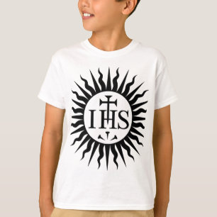 Camiseta Emblema da Companhia de Jesus Monograma