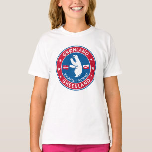 Camiseta Emblema da Gronelândia