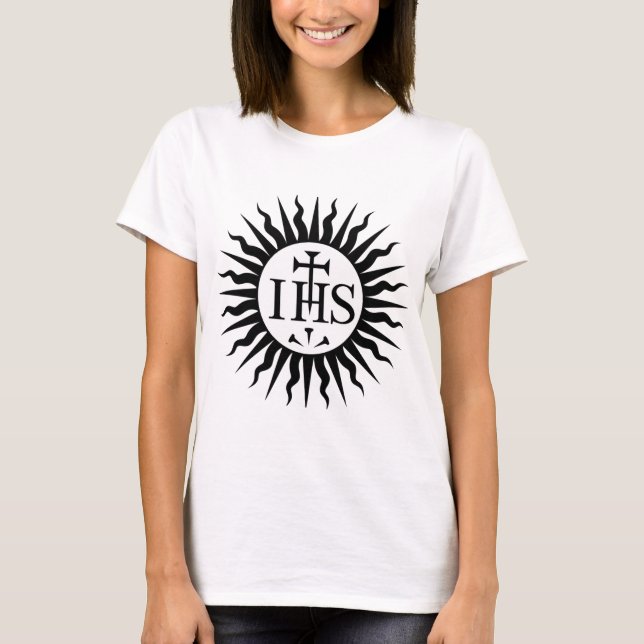 Camiseta Emblema da Sociedade de Jesus (Frente)