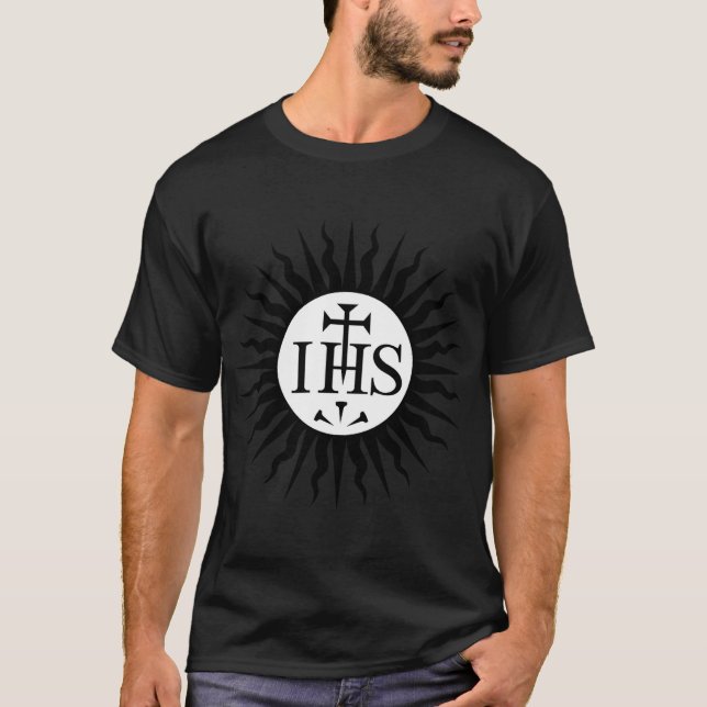 Camiseta Emblema da Sociedade de Jesus (Frente)