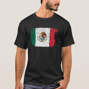 Camiseta Emblema de Águia do México Bandeira Mexicana Orgul