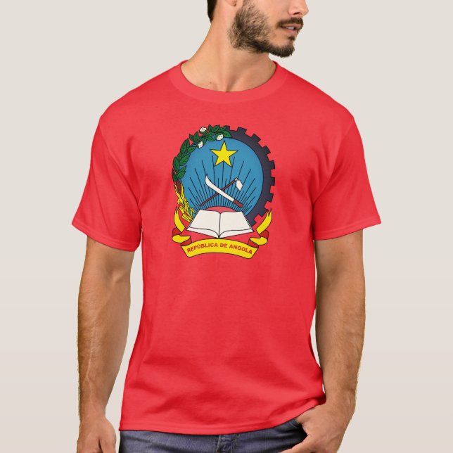 Camiseta Emblema de Angola (Frente)