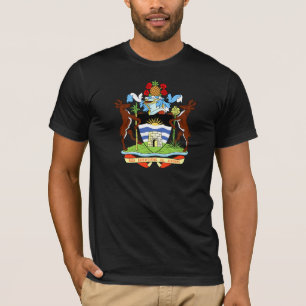 Camiseta emblema de Antígua e Barbuda