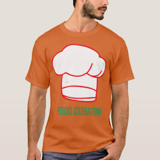 Camiseta Emblema de chef de família curador de alimentos