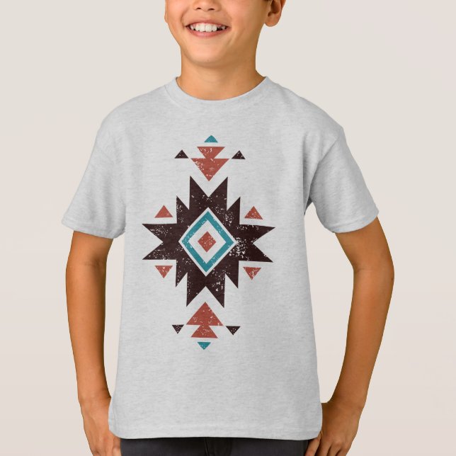 Camiseta Emblema de Diamante Boho (Frente)