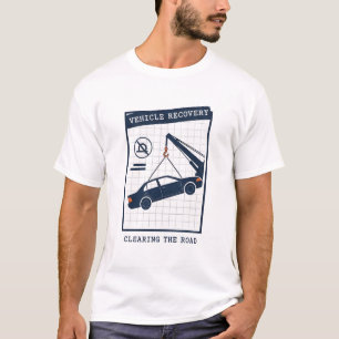 Camiseta Emblema de Escudo Moderno da Unidade de Colisão