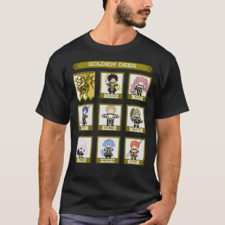 Camiseta Emblema de Fogo Três Casas Ouro Morte De Veado Pix