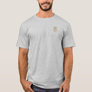 Camiseta Emblema de Girassol de Renda Natural | Blossom Bas
