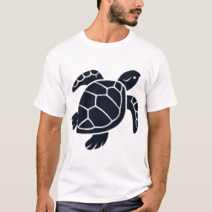 Camiseta Emblema de Logotipo de Tartaruga Tartaruga de Orel