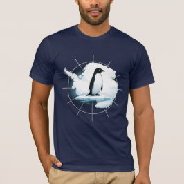 Camiseta Emblema de Pinguim da Antártida – Design Explorado