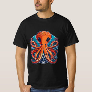 Camiseta Emblema de polvo profundo neon (Design para todos)