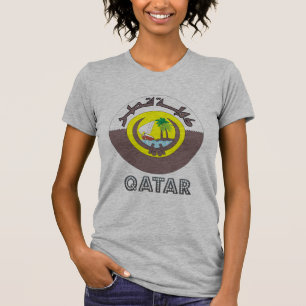 Camiseta Emblema de Qatari
